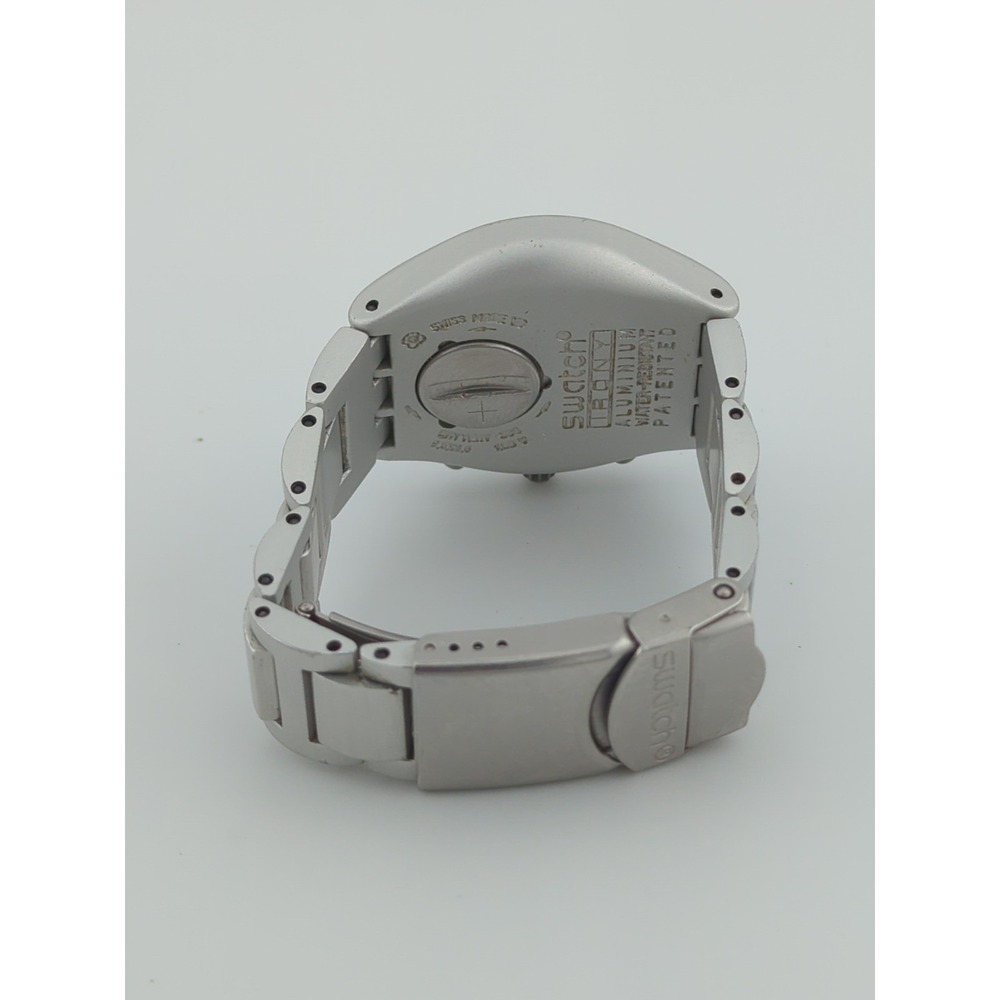 SWATCH WATCH HYPNOTIC IRONY CHRONOGRAPH - 35mm Case - 5.75" Bracelet -‎ Working - Picture 7 of 7